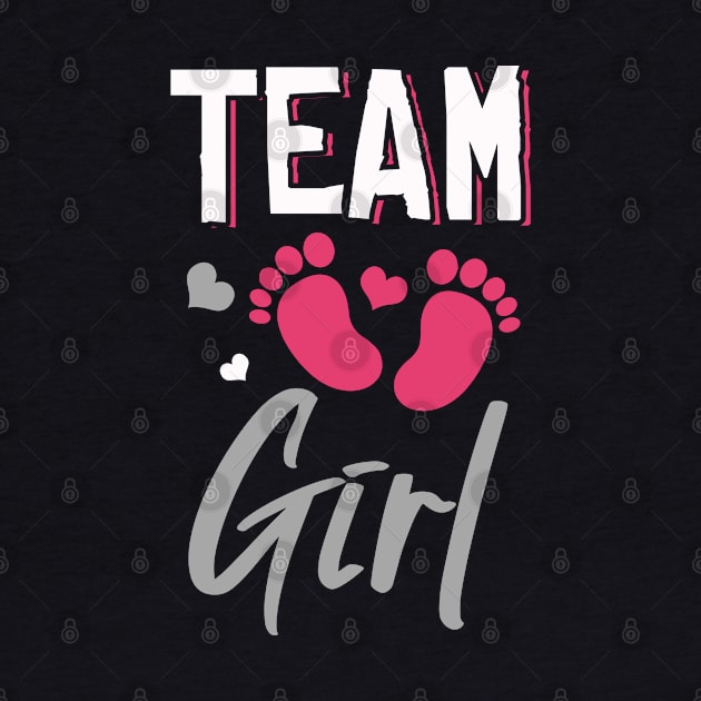 Team Girl Gender Reveal Baby Shower by TeddyTees